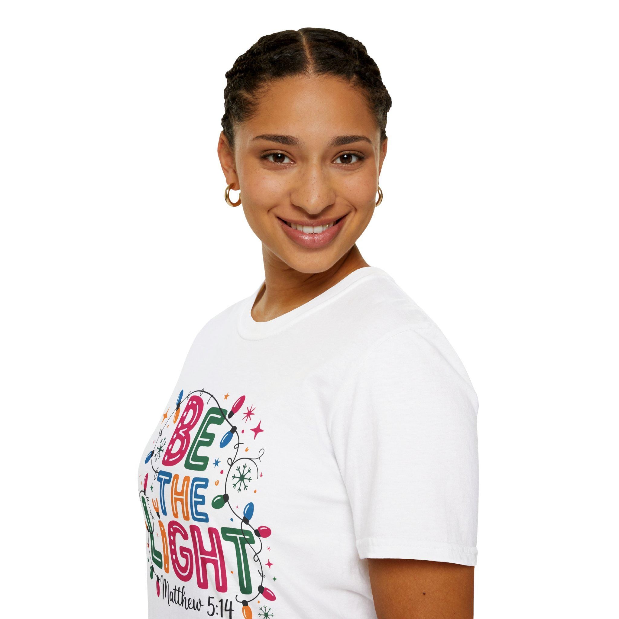 Be The Light T-Shirt - Unisex Holiday Tee