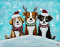 NEW - Howliday Cheer Dogs Painting Kit