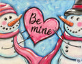 NEW - Be Mine Snowman Painting Kit