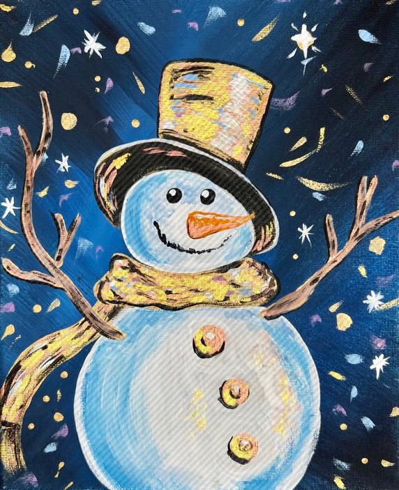 NEW - Snowman Painting Kit