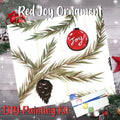 Red Joy Ornament Painting Kit