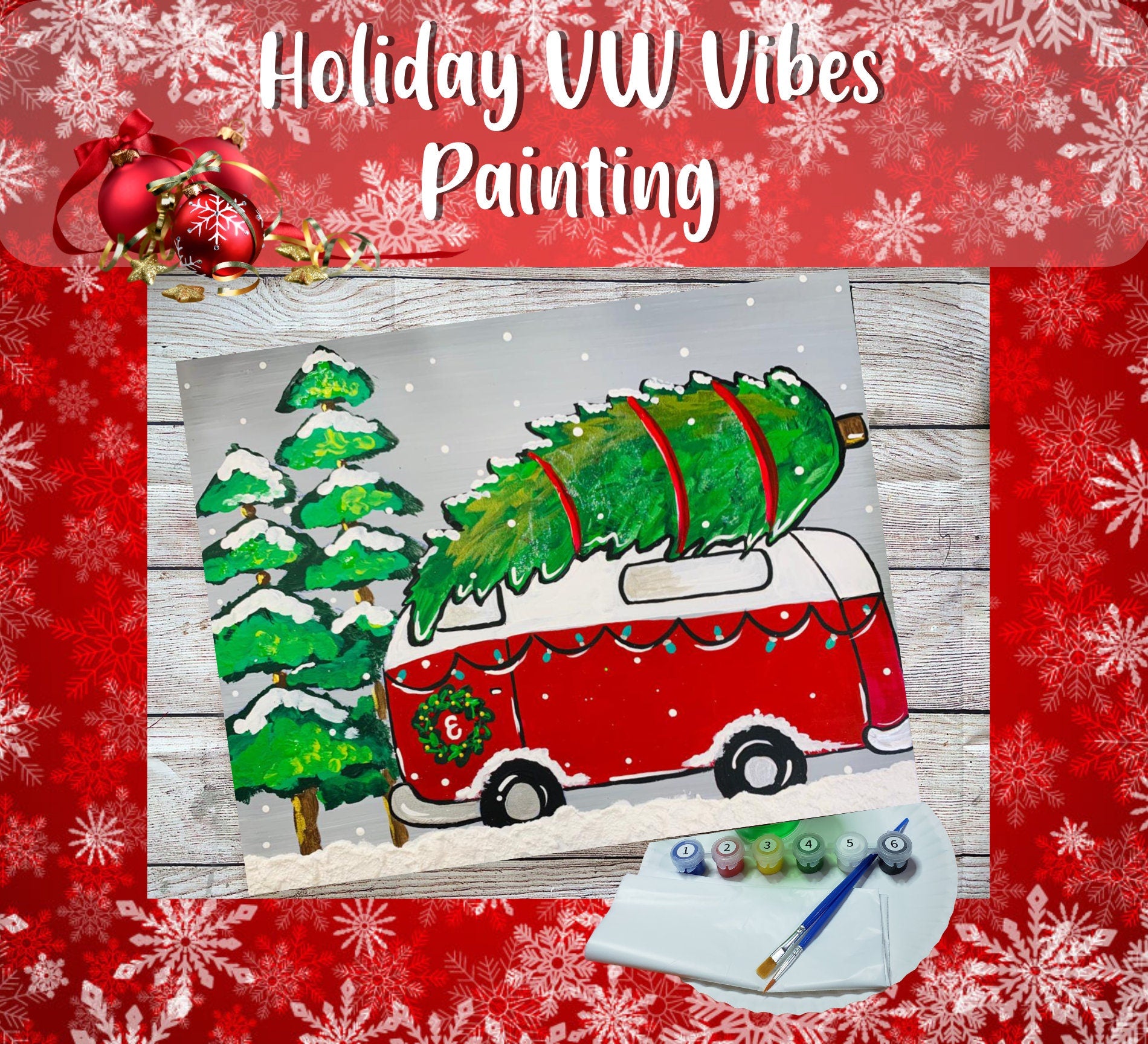 Holiday VW Vibes Painting Kit