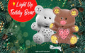 Ceramic Light Up Holiday Christmas Teddy Bear