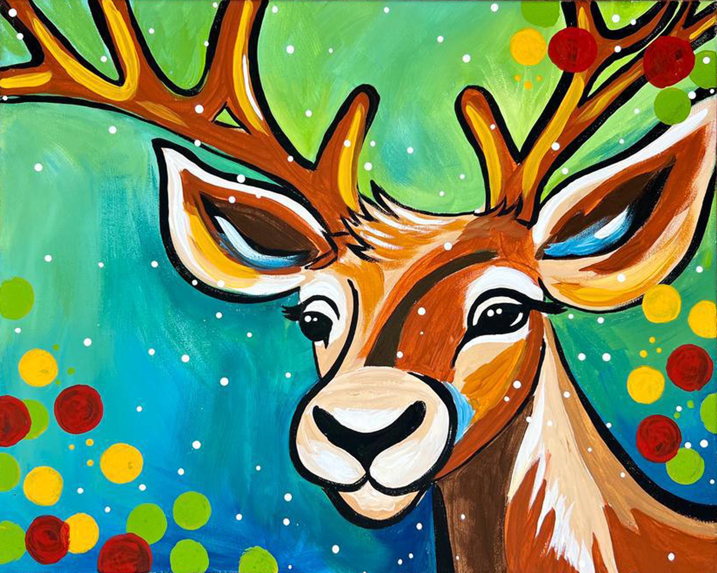 NEW - Reindeer Painting Kit