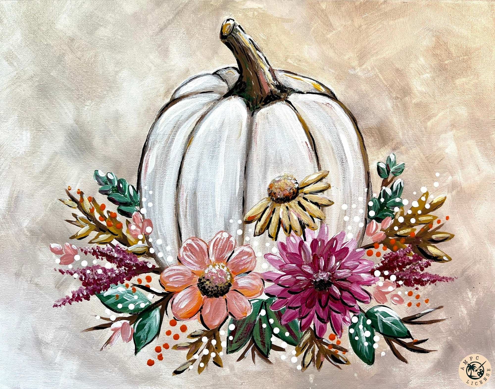 NEW - Boho Pumpkin Painting Kit