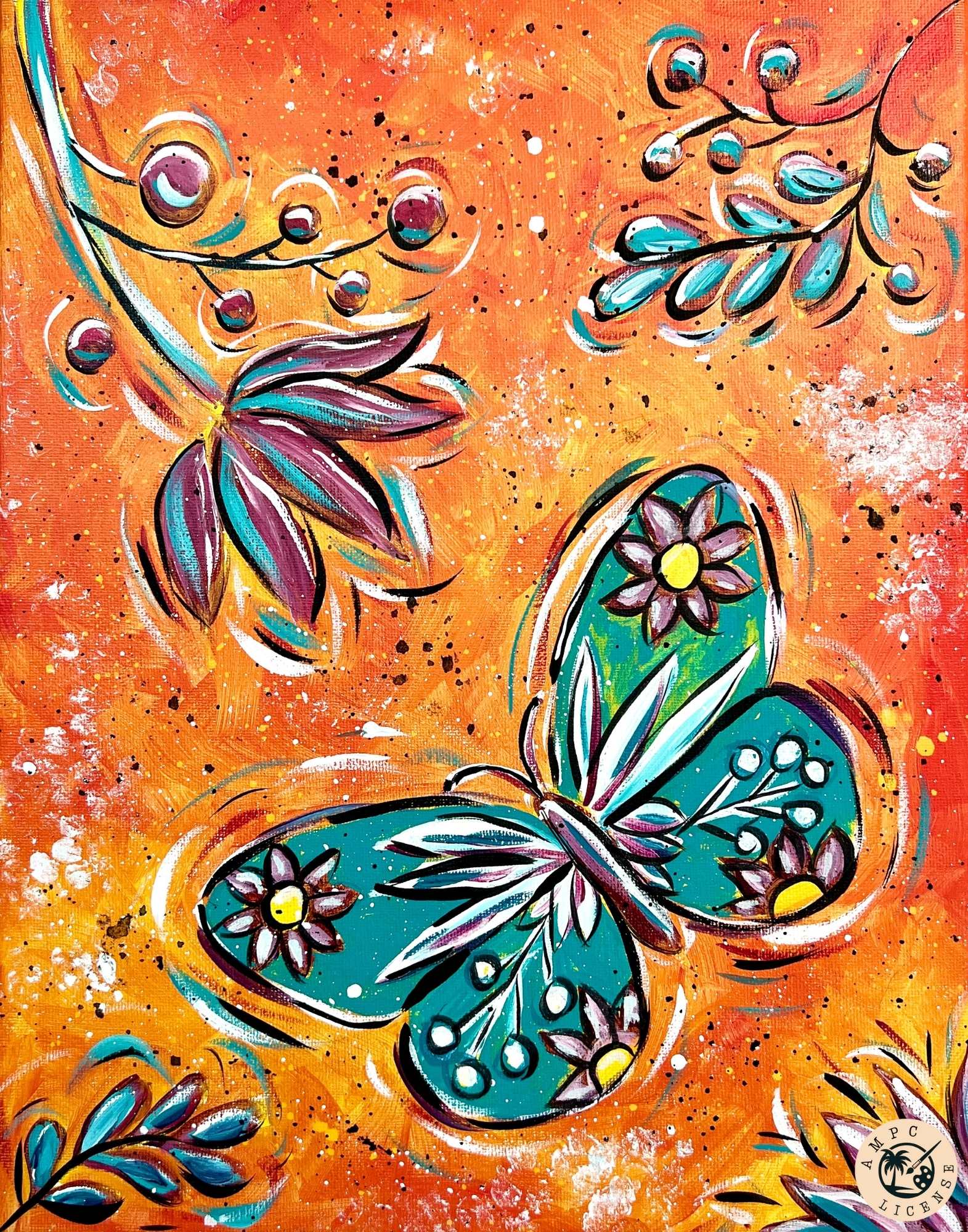 NEW - Bold Butterfly Painting Kit