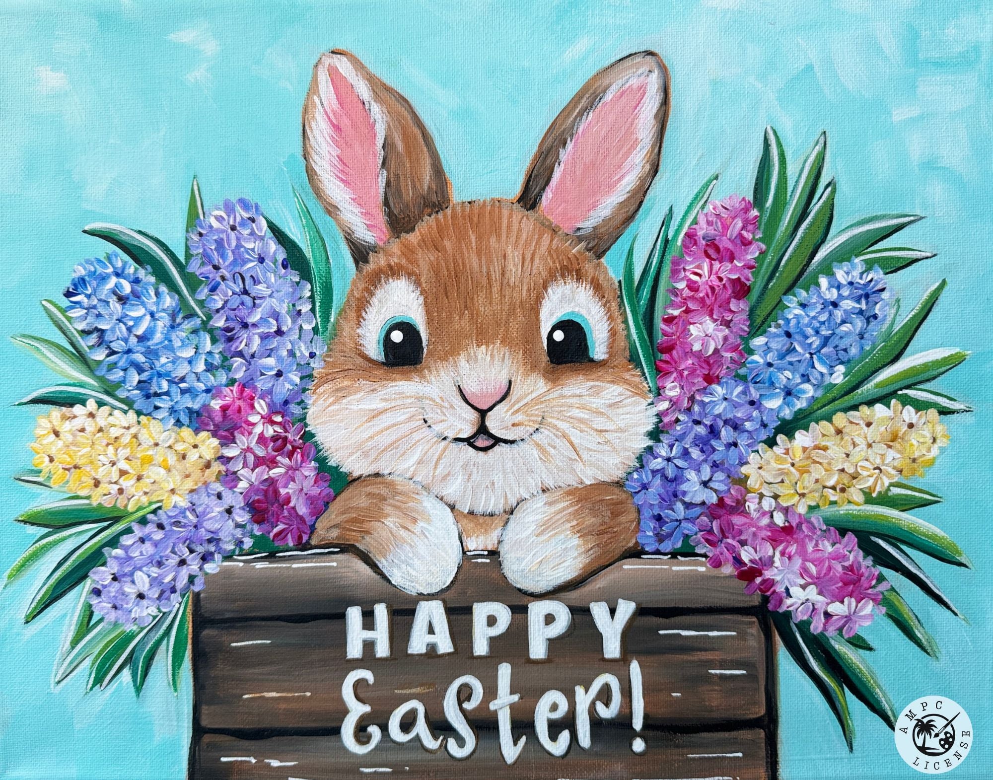 NEW - Bunny Blooms Painting Kit