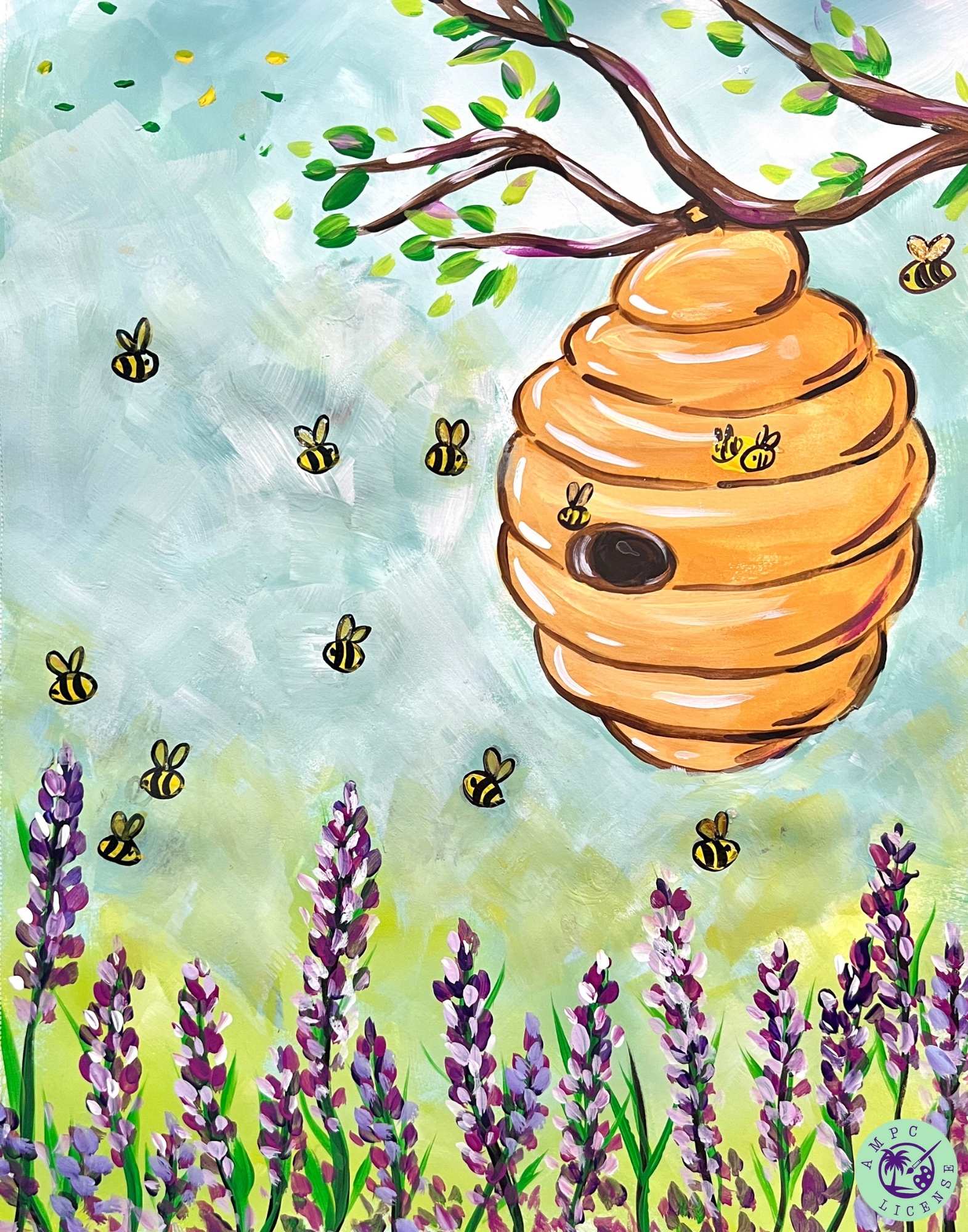 NEW - Busy Bees Painting Kit