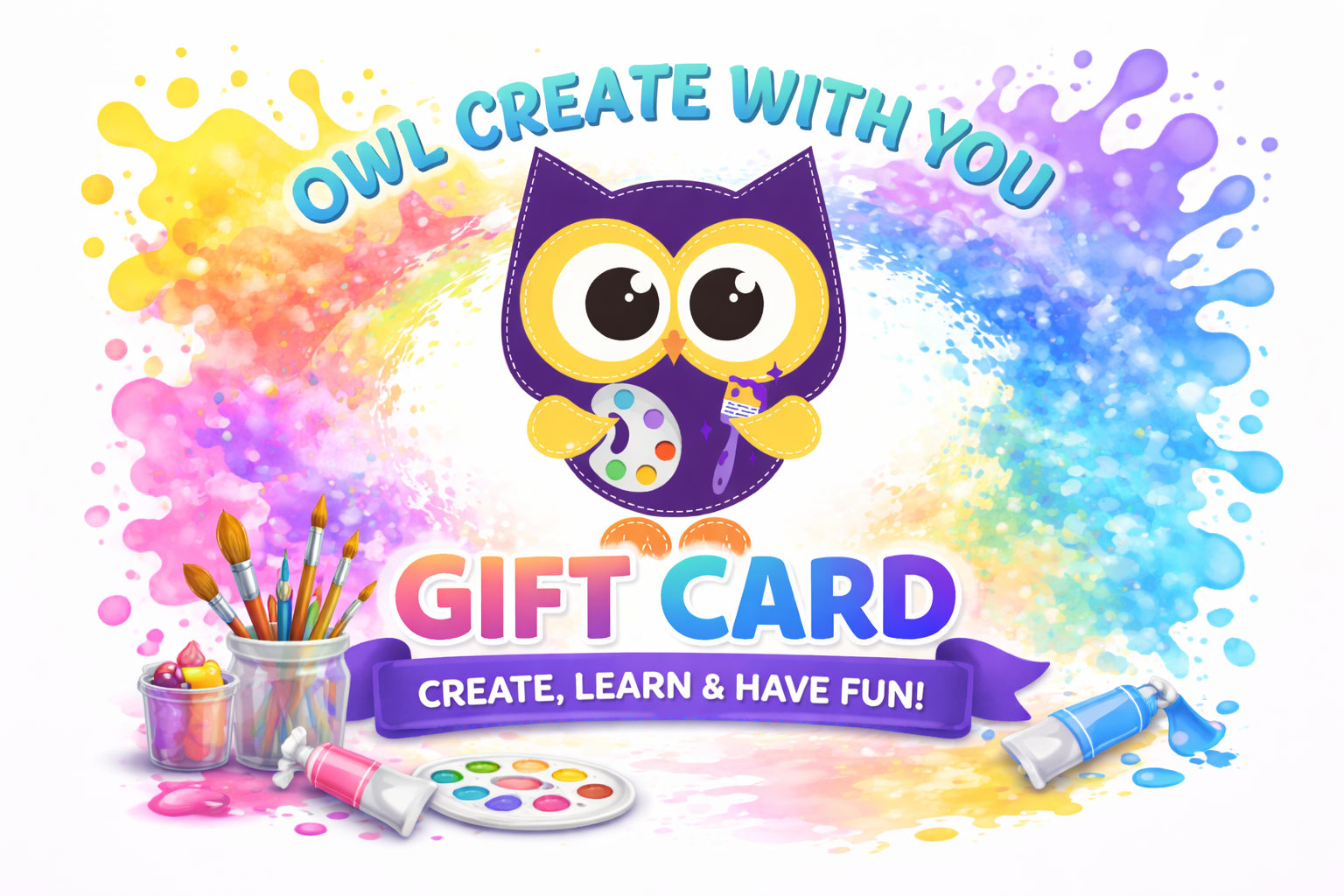 Owl Create With You Digital Gift Card