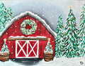 NEW - Christmas Barn Painting Kit