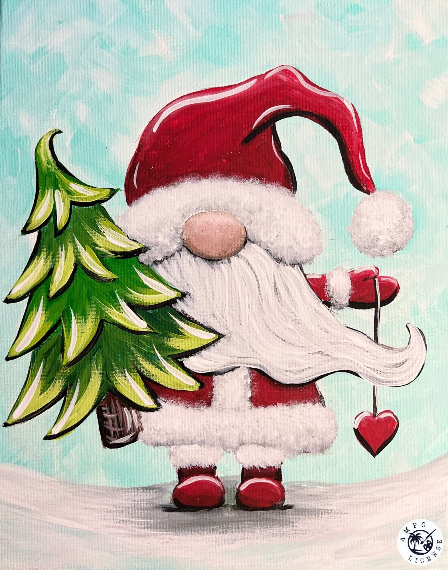 NEW - Christmas Tree Gnome Painting Kit
