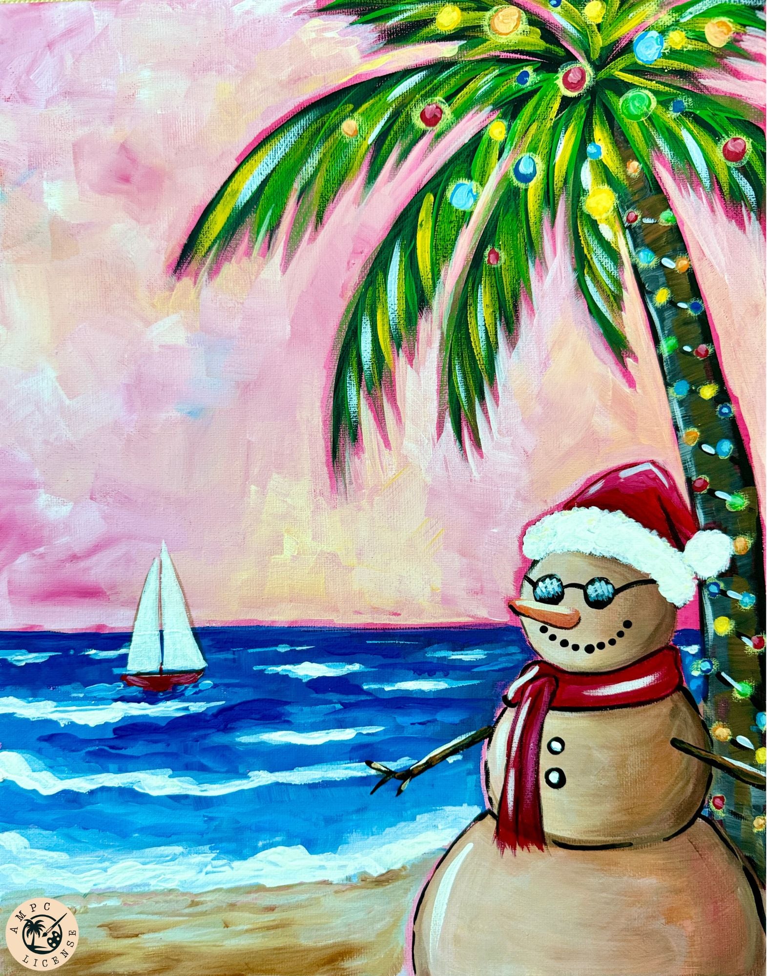 NEW - Deck The Palms Painting Kit