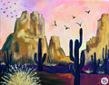 NEW - Dessert Landscape Painting Kit