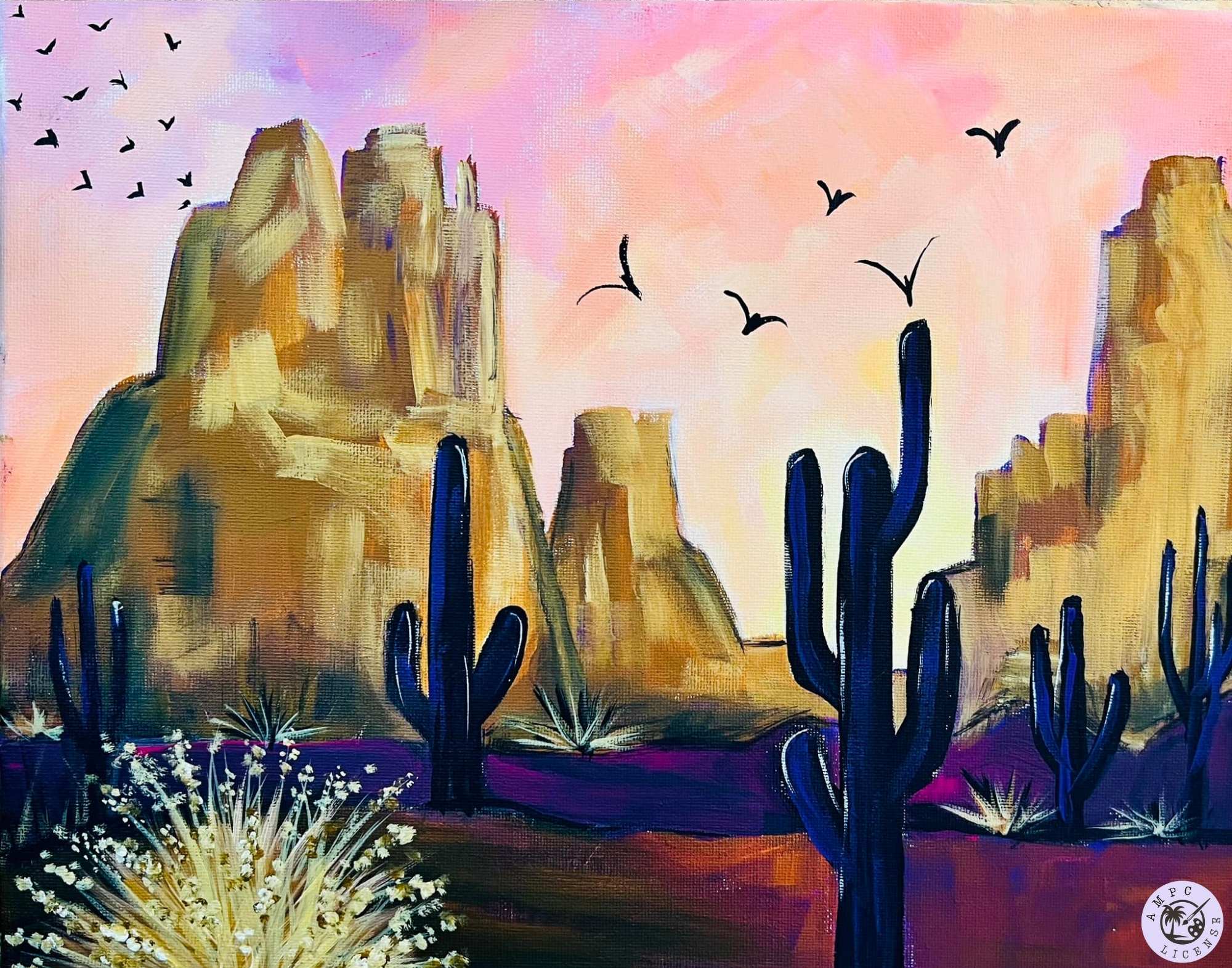 NEW - Dessert Landscape Painting Kit