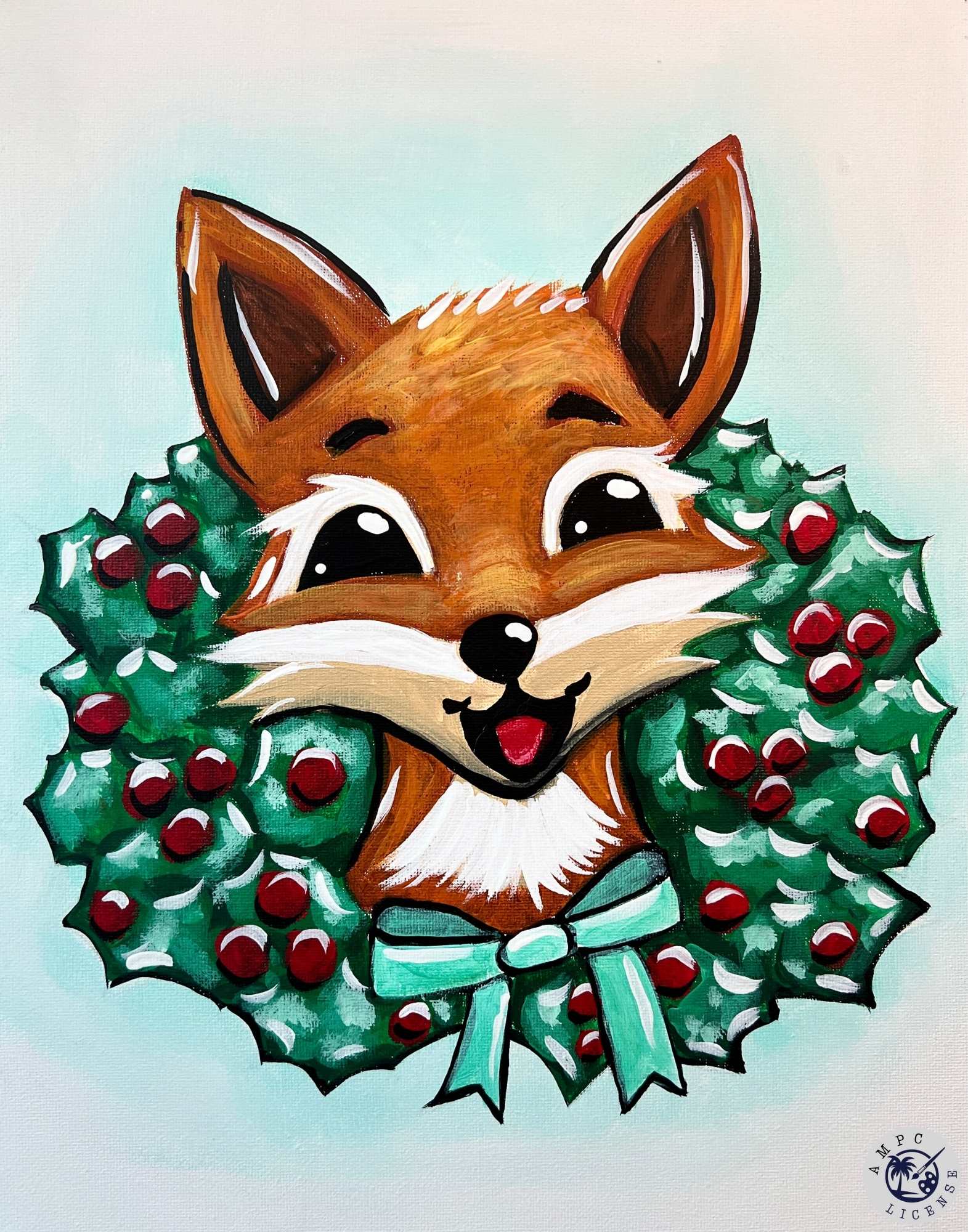 NEW - Festive Fox Painting Kit