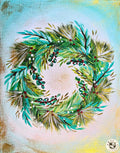 NEW - Gilded Wreath Painting Kit