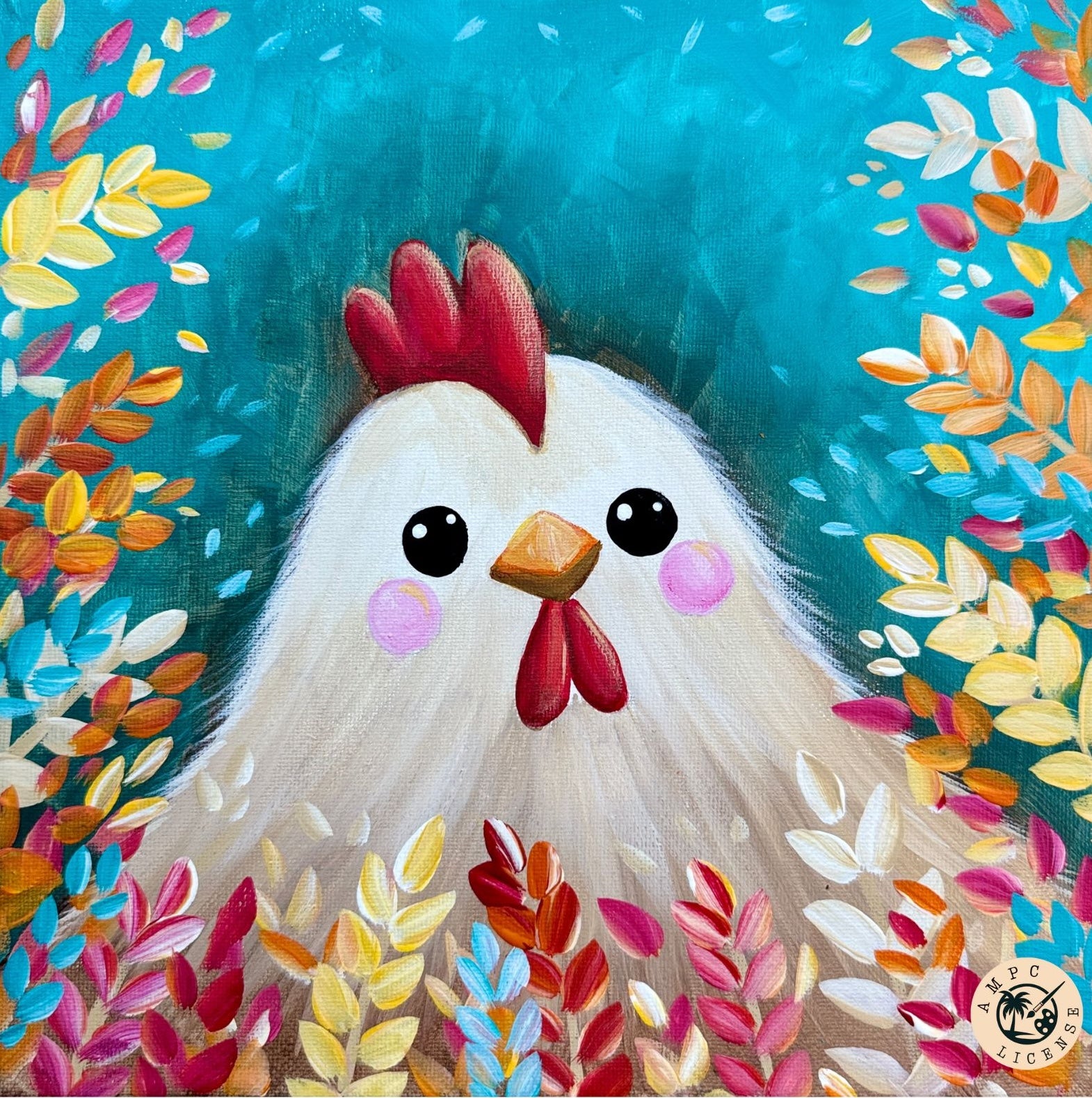 NEW - Harvest Hen Painting Kit