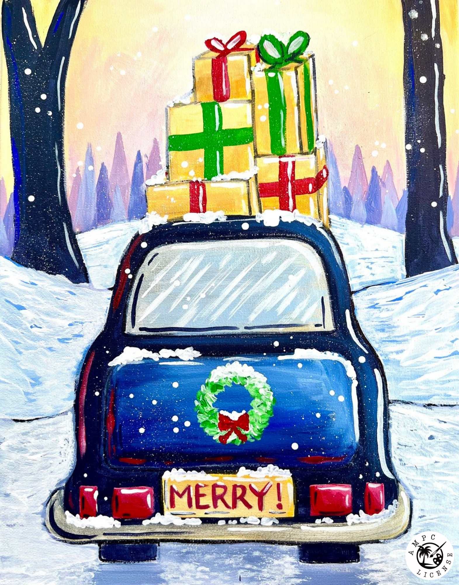 NEW - Home For Christmas Painting Kit