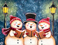NEW - Joyful Carolers Painting Kit