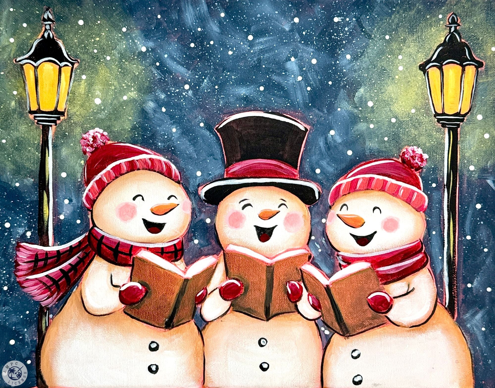 NEW - Joyful Carolers Painting Kit