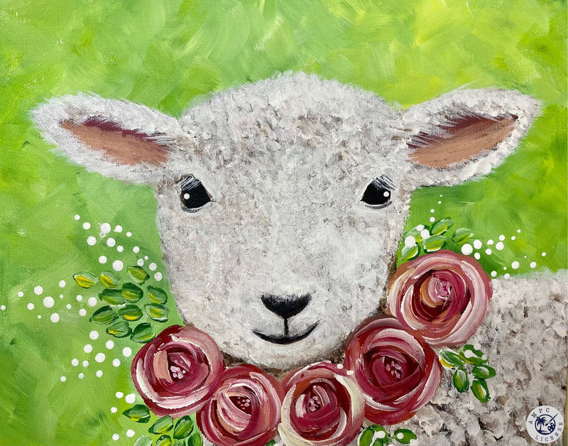 Lamb With Roses