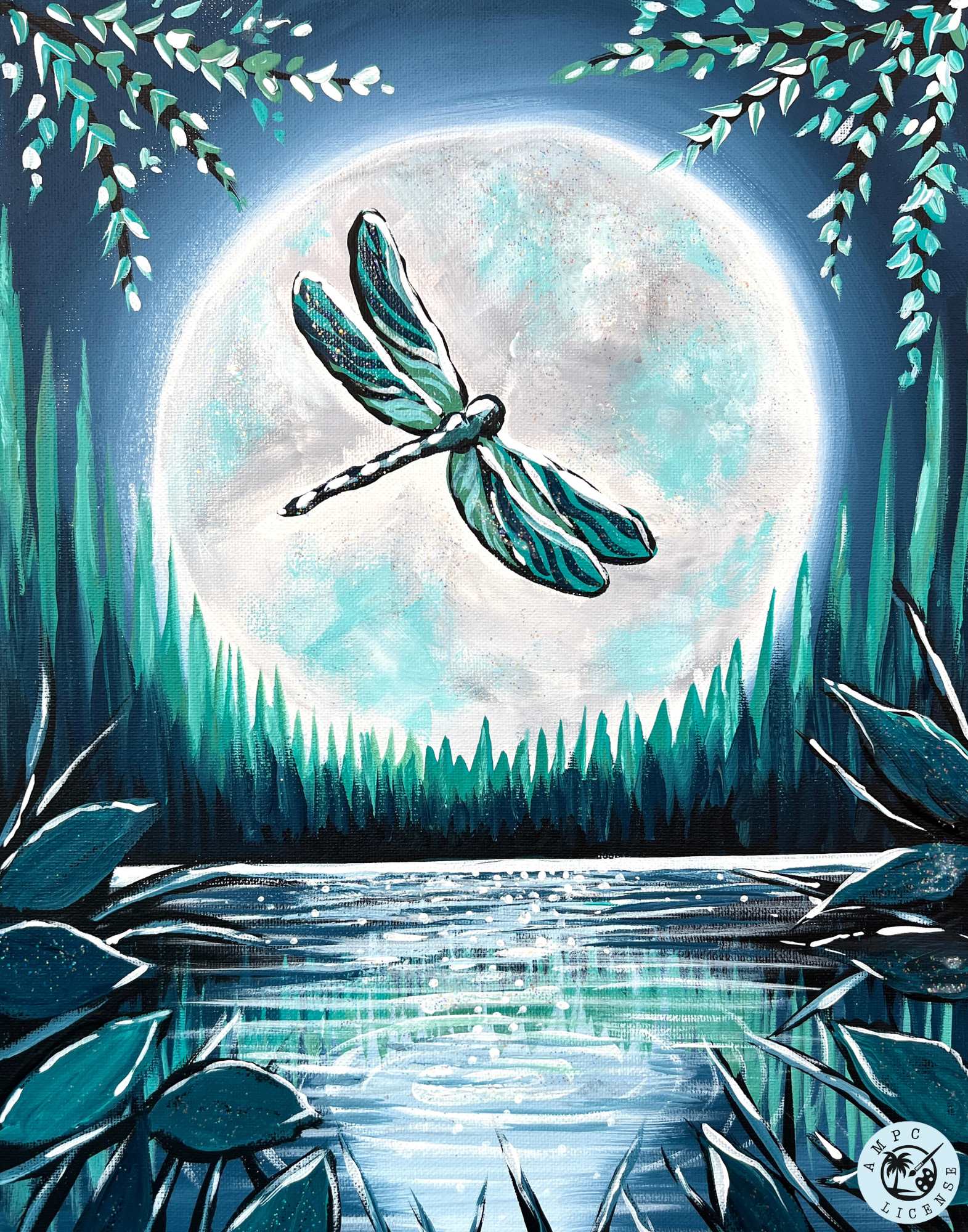 NEW - Moonlight Dragonfly Painting Kit