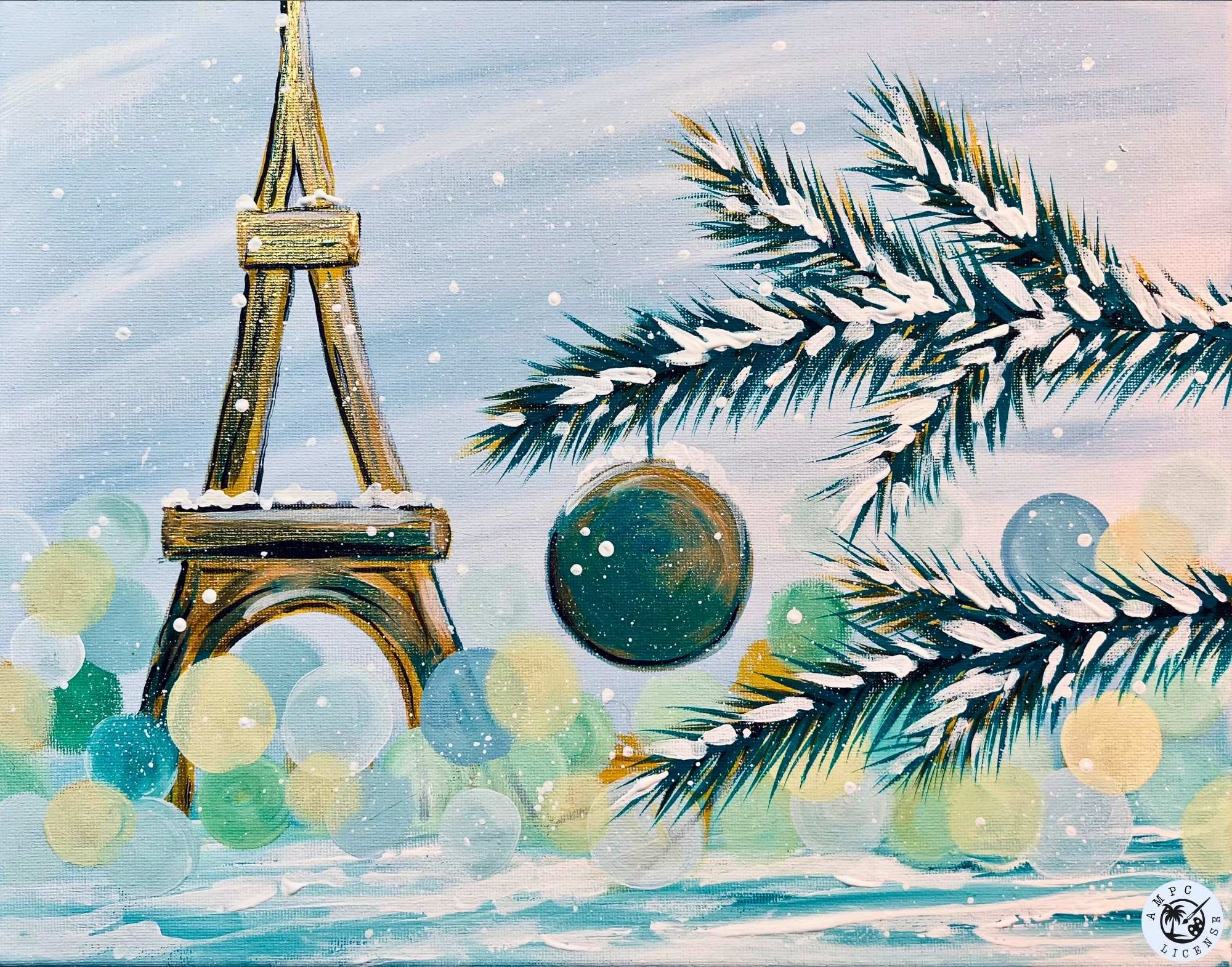 NEW - Parisian Christmas Painting Kit