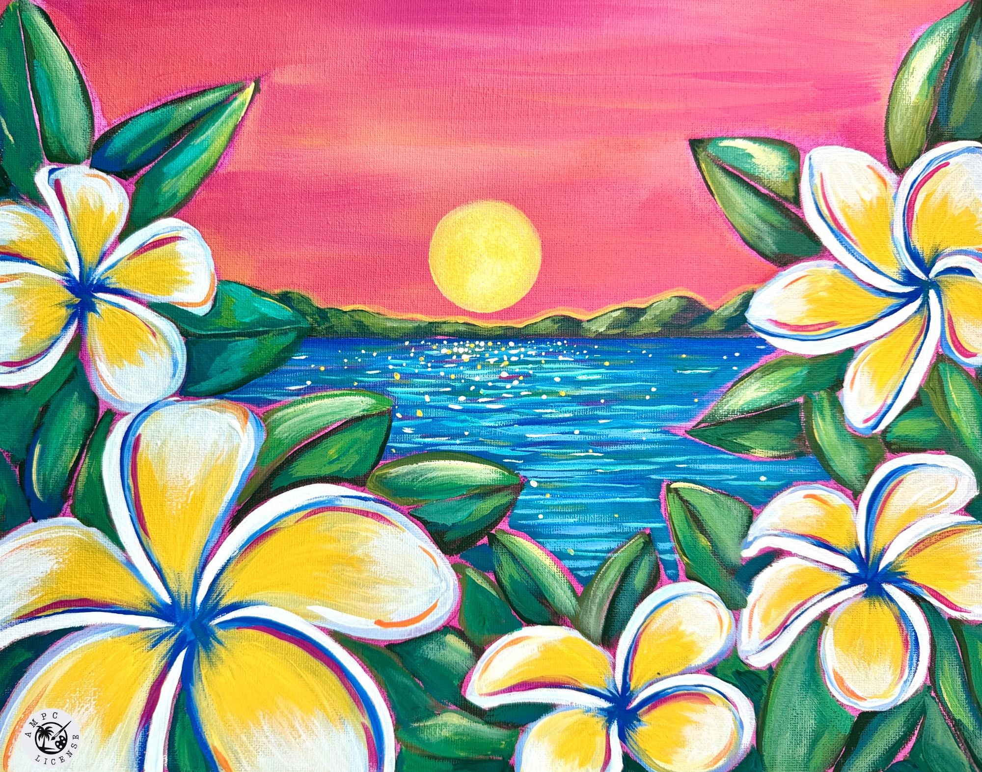 NEW - Plumeria in Paradise Painting Kit