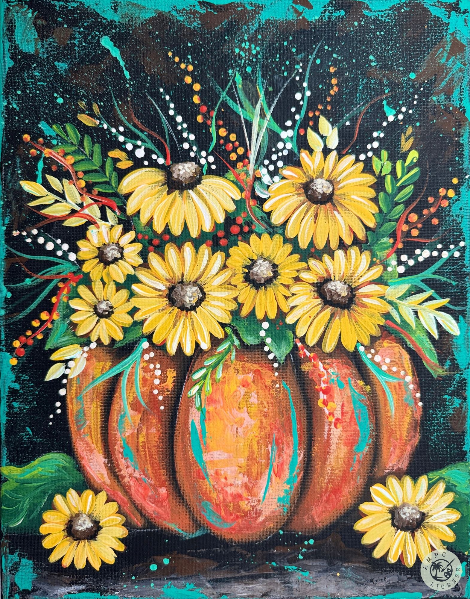 NEW - Pumpkin Full of Sunshine Painting Kit