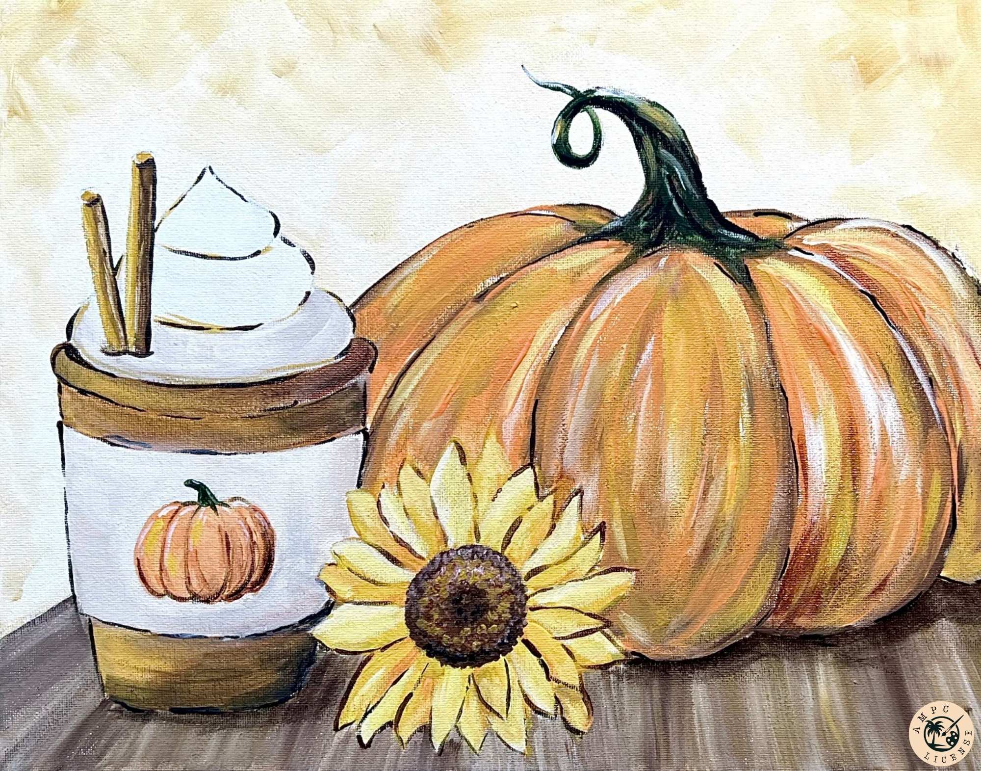 NEW - Pumpkin Spice and Everything Nice Painting Kit