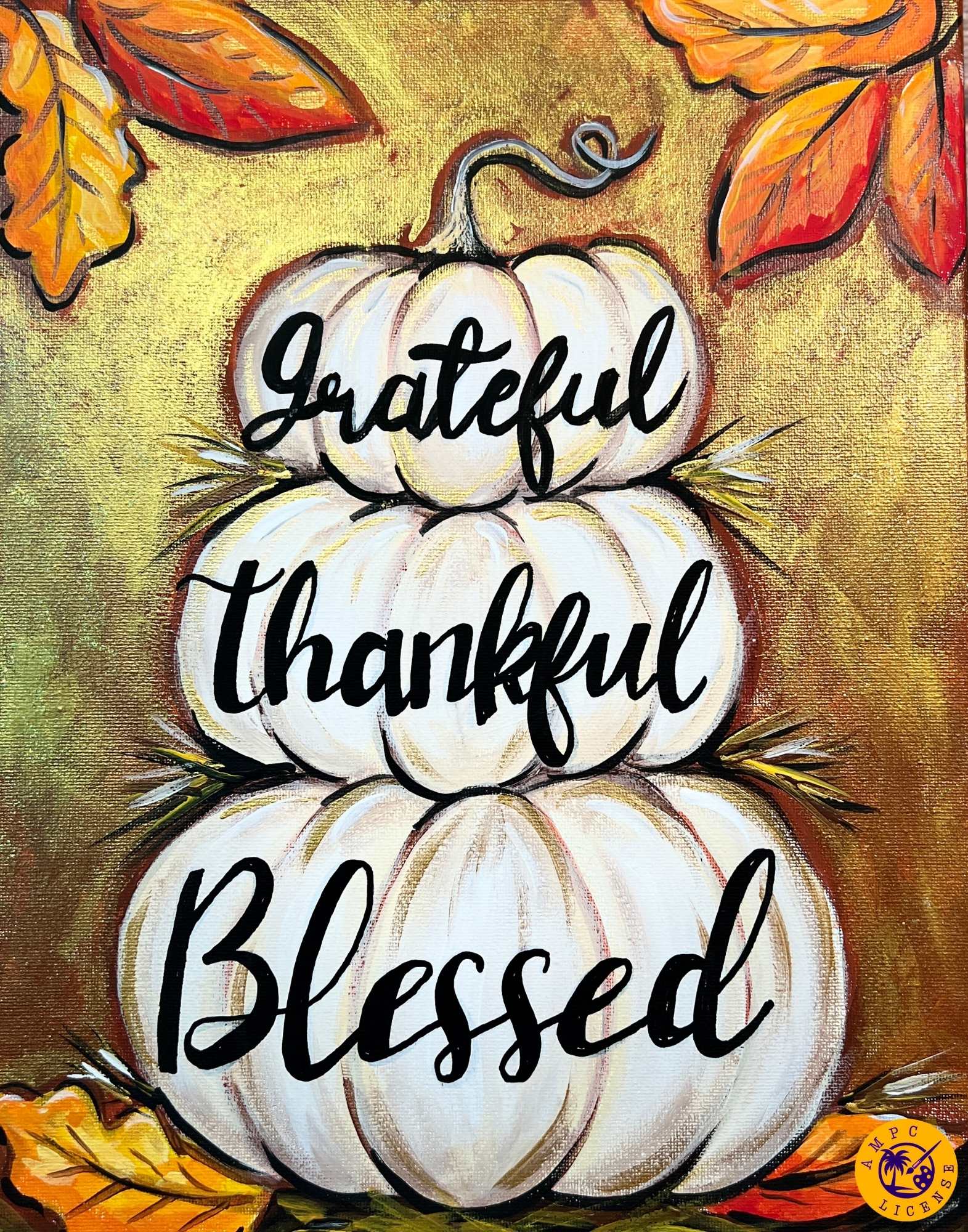 NEW - Pumpkin Trio Painting Kit