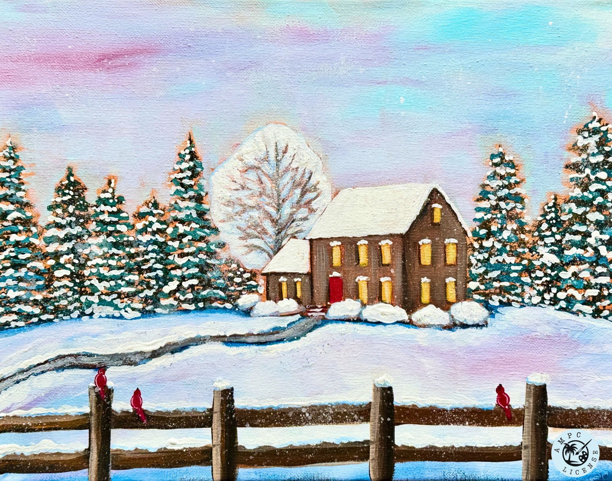 NEW - Snow Place Like Home Painting Kit