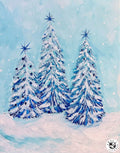 NEW - Snow is Falling Painting Kit