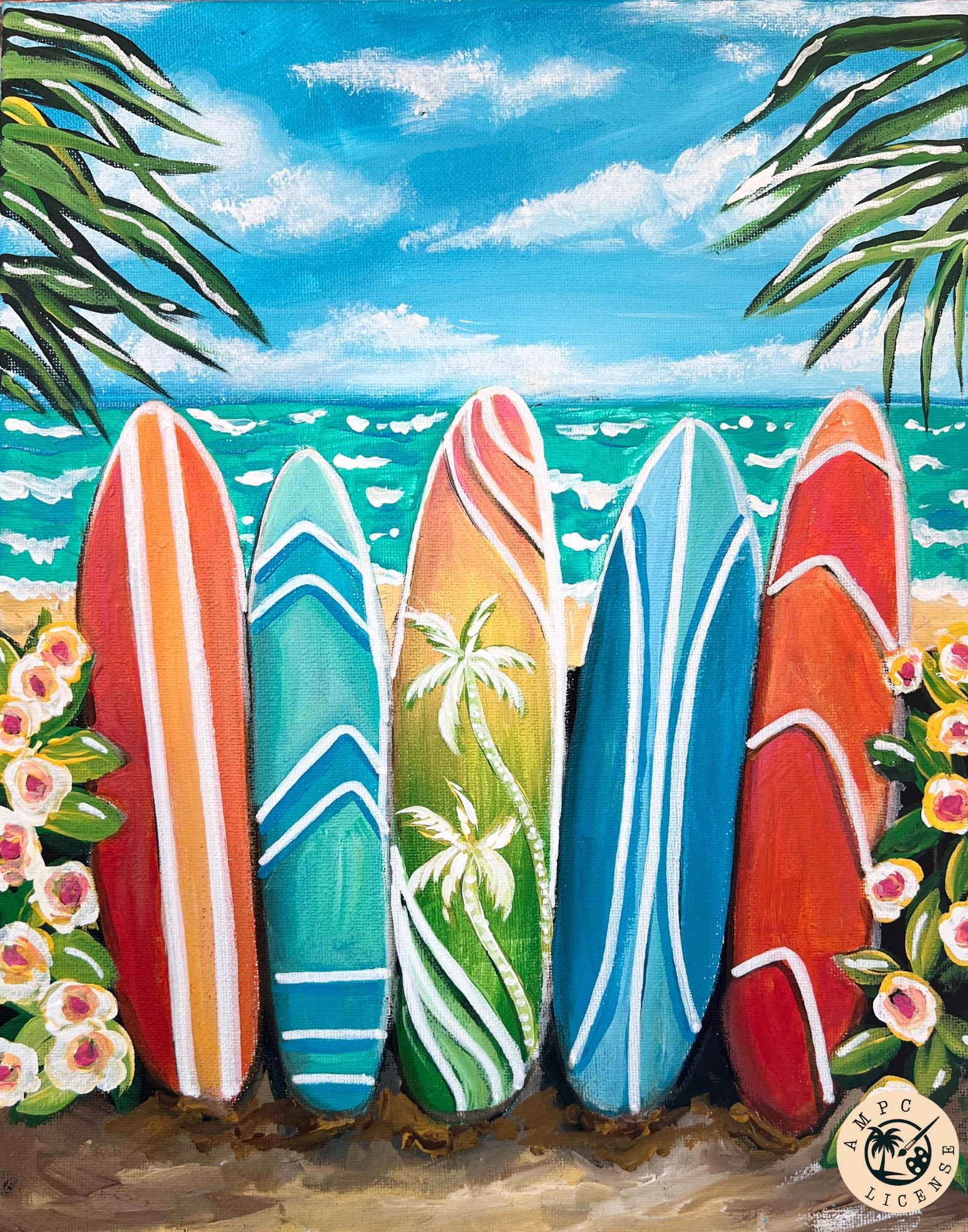 NEW - Surf's Up Painting Kit