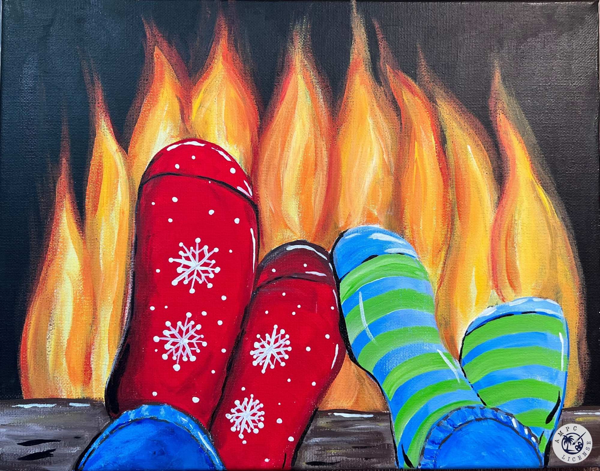 NEW - Toasty Toes Painting Kit