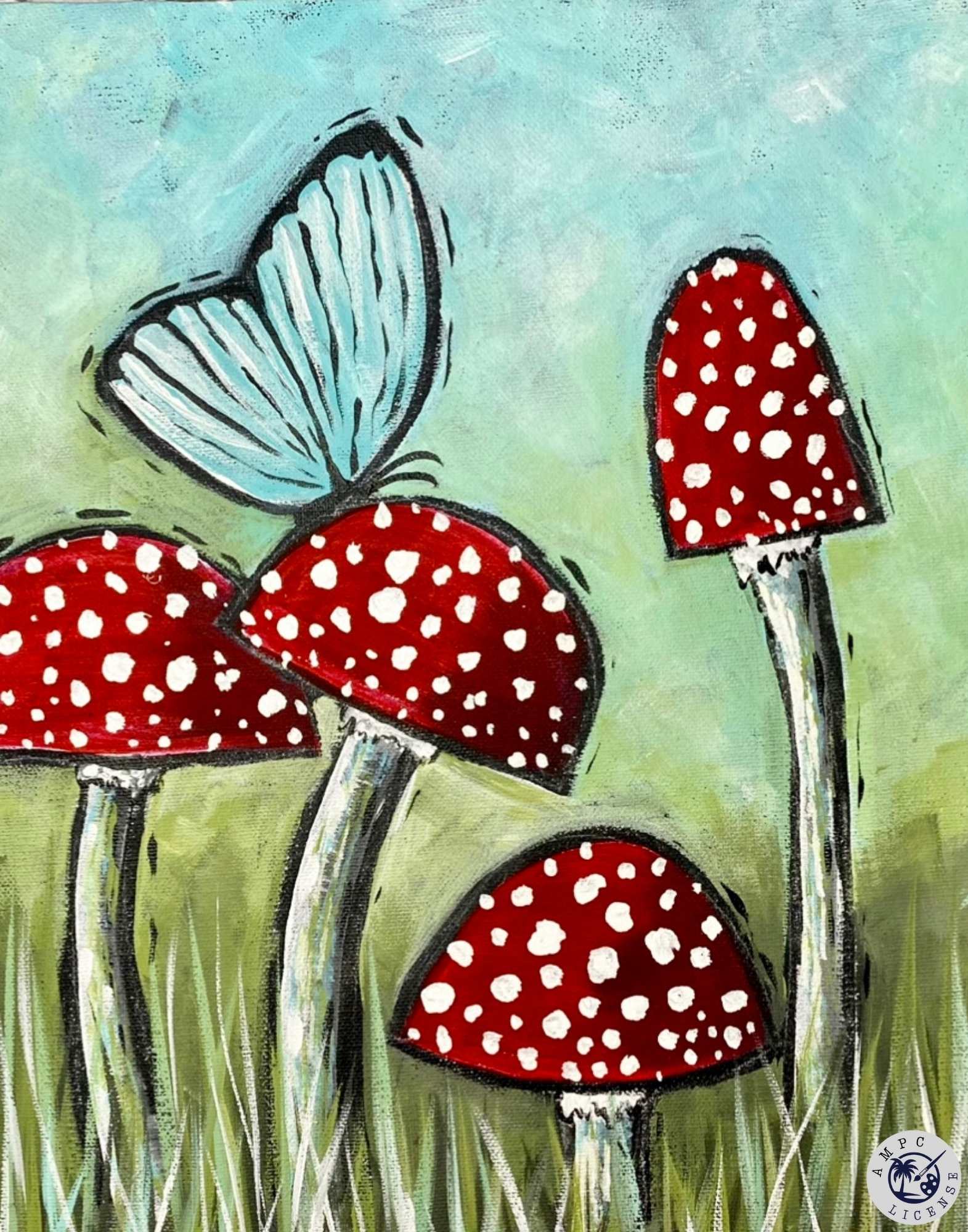 NEW - Woodland Mushrooms Painting Kit