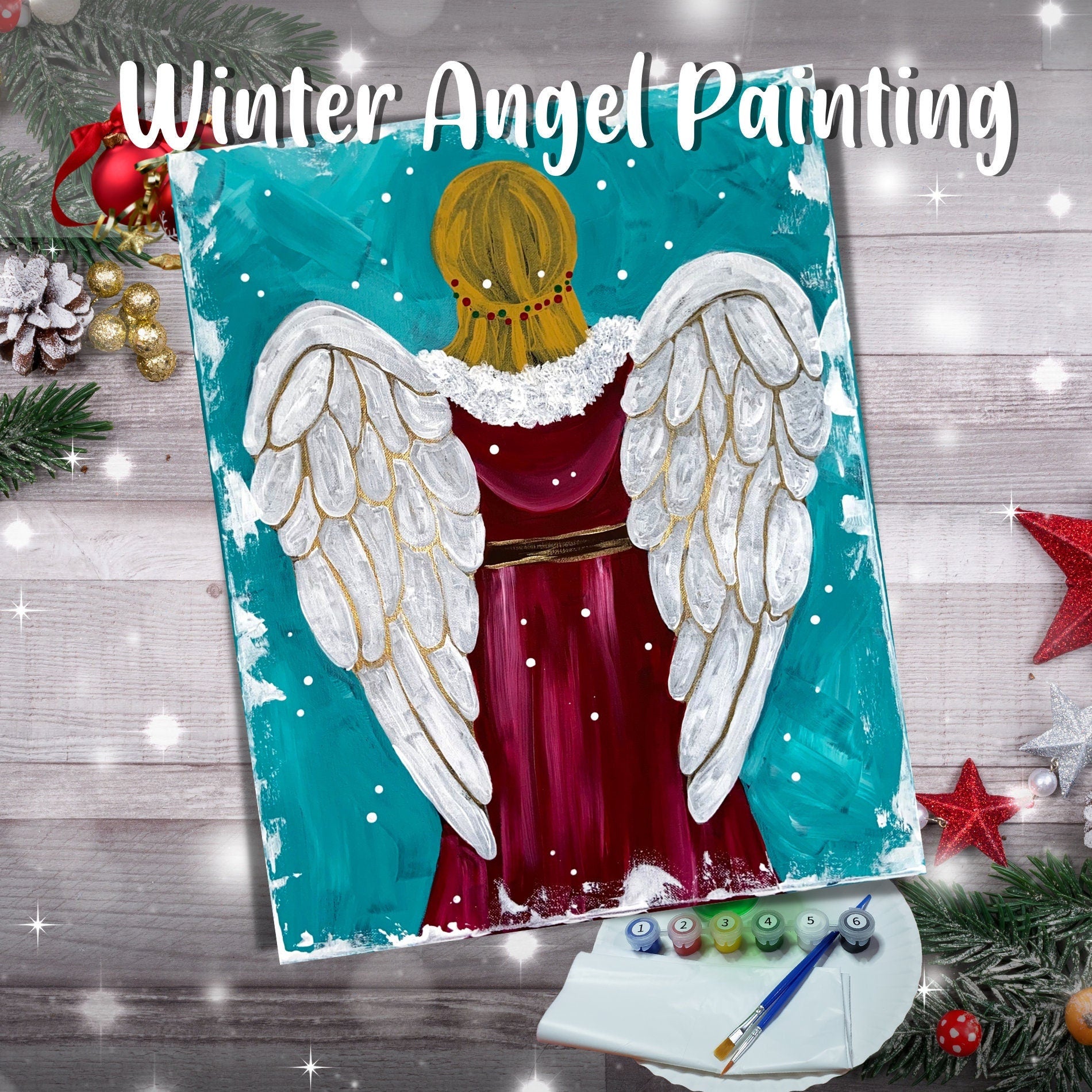 Winter Angel Painting Kit