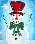 NEW - Holiday Snowman Painting Kit