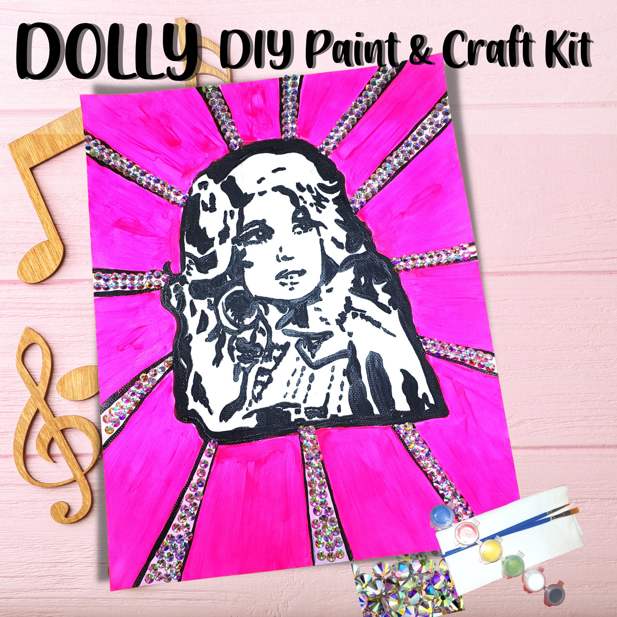 Dolly Paint and Craft Kit