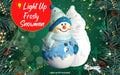Ceramic Light Up Holiday Christmas Frosty Snowman