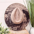 NEW - Long Live Cowgirls Engraved Cowgirl Hat
