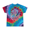 Spiral Tie-Dye Tee with Inspirational Design - Fight Cancer in All Colors