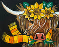 NEW - Fall Highlander Cow Painting Kit